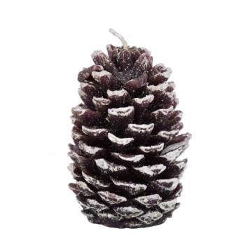 Pinecone karácsonyi gyertya, magasság 10 cm - Ego Dekor kép