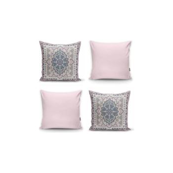 Pink Ethnic 4 db-os dekorációs párnahuzat szett, 45 x 45 cm - Minimalist Cushion Covers kép