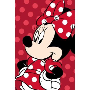 Piros mikroplüss gyerek takaró 100x150 cm Minnie – Jerry Fabrics kép