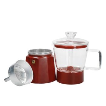 Piros rozsdamentes acél kávéfőző 0,29 l La Cafetiere Verona - Kitchen Craft kép