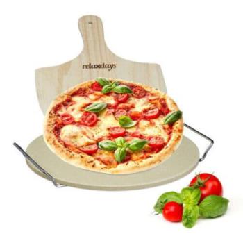 Pizzakő Ø 32 cm + Pizzalapát kép