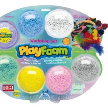 PlayFoam modellező/műanyag labda tartozékokkal 7 szín kép