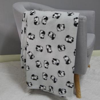 Pléd Panda 170x220 szürke kép