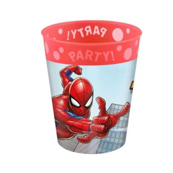 Pókember műanyag pohár crime fighter 250ml kép