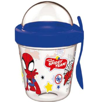 Pókember Spidey pohár snack tartó fedéllel és kanállal 350 ml kép