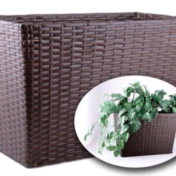 Polyrattan téglalap doboz II kép