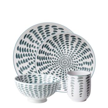 Porcelán készlet 24 db - Elements Asia Water kép