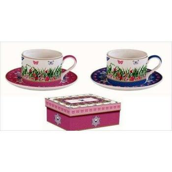 Porceláncsésze+alj 240ml,2 személyes, dobozban, Coffee Mania, Spr... kép