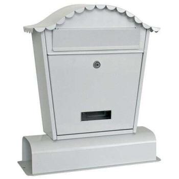 Postaláda, fehér, 40x14x49 cm, Hubert kép