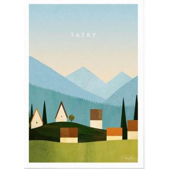 Poszter 50x70 cm Tatry – Travelposter kép