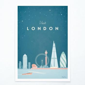 Poszter London, 30x40 cm - Travelposter kép