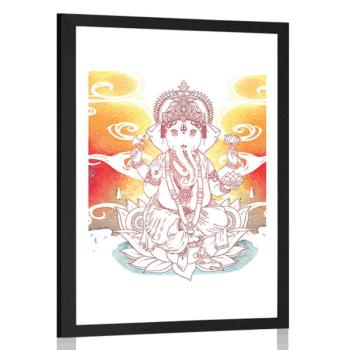 Poszter paszportuval Hindu Ganesha kép