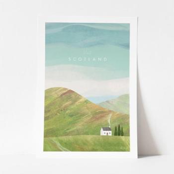 Poszter Scotland, 30x40 cm - Travelposter kép