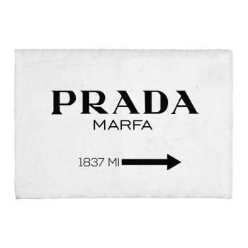 Prada fehér-fekete fürdőszobai kilépő, 60 x 40 cm - Really Nice Things kép