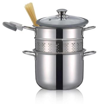 Prémium inox tésztafőző fazék, kiemelhető betéttel 20 cm kép