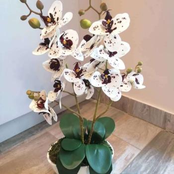 PRÉMIUM MINŐSÉGÚ ORCHIDEA  45 CM (magyar kézműves termék) kép