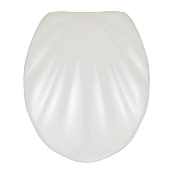 Premium Sea Shell fehér WC-ülőke, 45,5 x 38 cm - Wenko kép