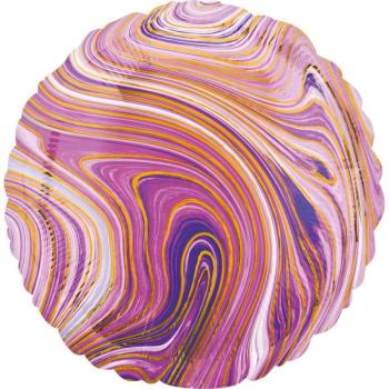 Purple Circle, Lila Fólia lufi 43 cm kép