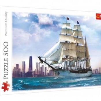 Puzzel Vitorlázás Chicago körül  500 db 48 x 34 cm kép