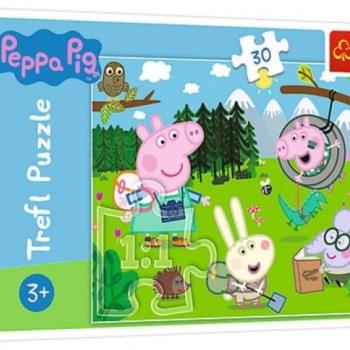 Puzzle Peppa malac  kirándulás az erdőbe kép