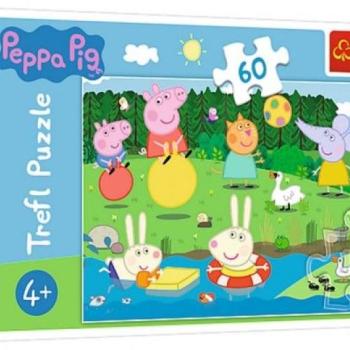 Puzzle Peppa malac szórakozás 60 db kép