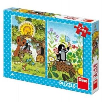 Puzzle Vakond 2 x 48 db 18 x 26 cm dobozban 27x19x4cm kép