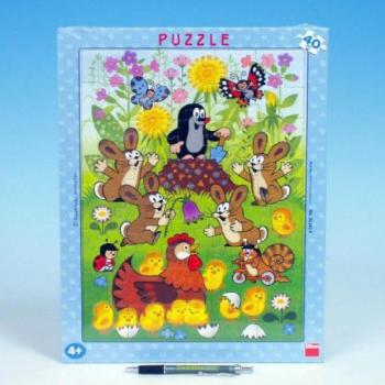 Puzzle Vakond és a húsvét  29 x 37 cm 40 db kép