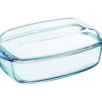 Pyrex Essentials Szögletes Kacsasütő - sütőtál fedővel 37cm kép