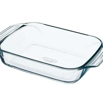 Pyrex Irrestistible Szögletes Jénai sütőtál füllel - tepsi  35cm kép