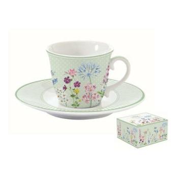 R2S.1106FLRA Porcelán teáscsésze+alj 200ml,dobozban,Floraison kép