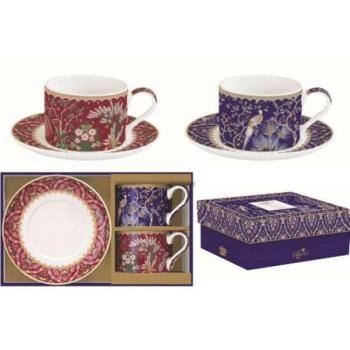 R2S.132ECLE Porceláncsésze+alj 240ml, 2 személyes, dobozban, Coff... kép