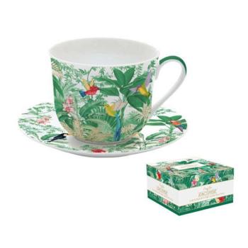 R2S.1454HEAV Porcelán reggelizőcsésze+alj 400ml dobozban,Exotic H... kép