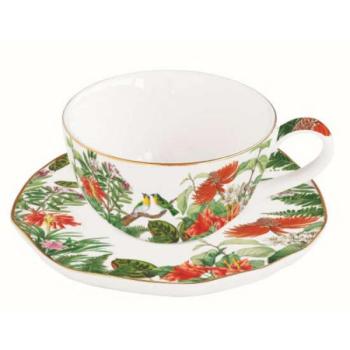 R2S.1588EXCA Porcelán eszpresszócsésze+alj 120ml, Exotica kép