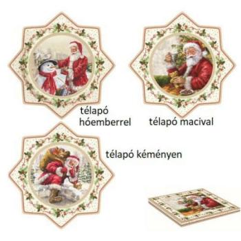 R2S.2070CHTR Porcelán süteményes csillagtál 32cm dobozban,Christm... kép