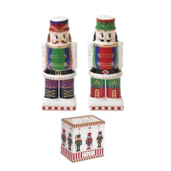 R2S.2191NUTC Porcelán só-borsszóró szett, 9cm, dobozban, Nutcracker kép