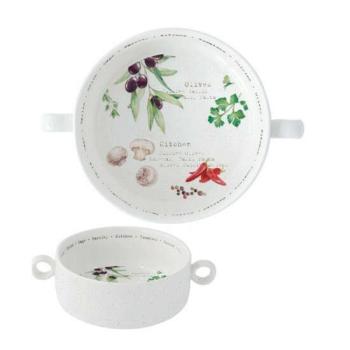 R2S.2207HOMK Porcelántál füllel 16cm,Home &amp;amp; Kitchen kép