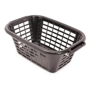 Rect Laundry Basket fekete szennyeskosár, 40 l - Addis kép