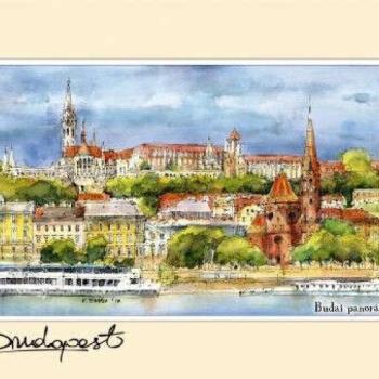 Reprodukció 10x15cm, Budapest kép