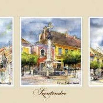 Reprodukció 12x28cm, Szentendre kép