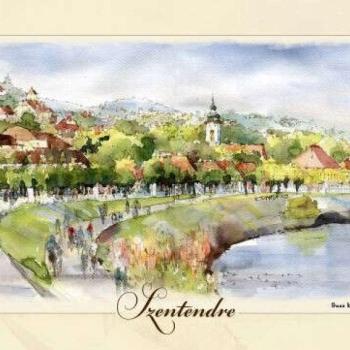 Reprodukció 15x21cm, Szentendre kép