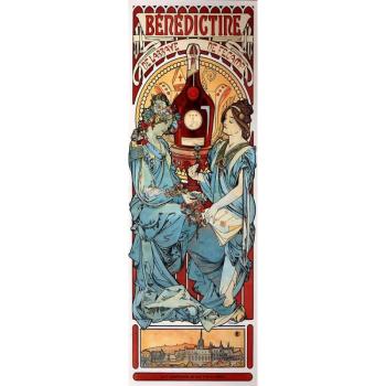 Reprodukciós kép 30x90 cm Benedictine, Alfons Mucha – Fedkolor kép