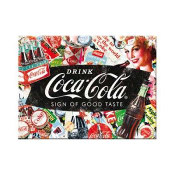 RETRO Coca Cola - Collage - Hűtőmágnes kép