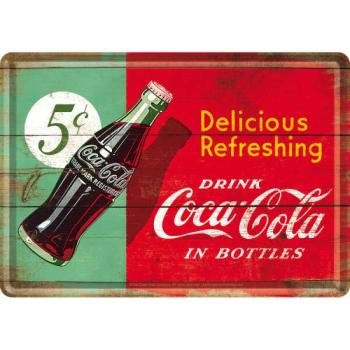 RETRO Coca Cola- Delicious &amp;amp; Refreshing Üdvözlőkártya kép