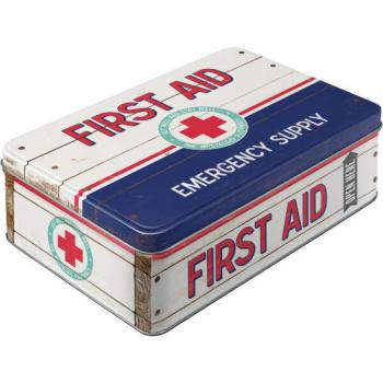 RETRO First Aid Kék - Tárolódoboz kép