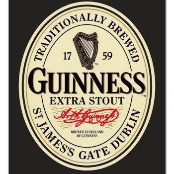 RETRO Guinness – Label – Fémtábla kép