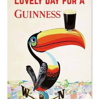 RETRO Guinness – Lovely Day – Tukan - Fémtábla kép