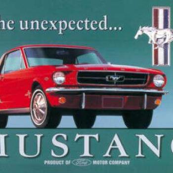 RETRO Mustang - The Unexpected Fémtábla kép