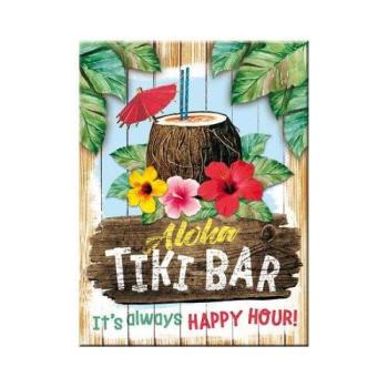 RETRO Tiki Bar - Hűtőmágnes kép