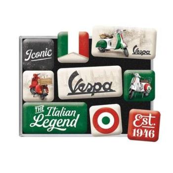 RETRO Vespa – The Italian Legend - Mágnes szett kép