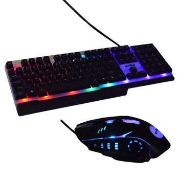 RGB Vezetékes Gamer Billentyűzet és Egér kép